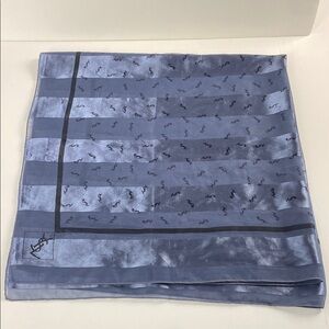 Dark blue sheer metallic YSLinspired lightweight sheer pashmina scarf